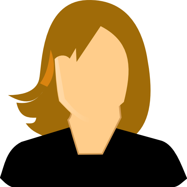 Female Professional Clip Art - Female Professional Clipart (600x600)