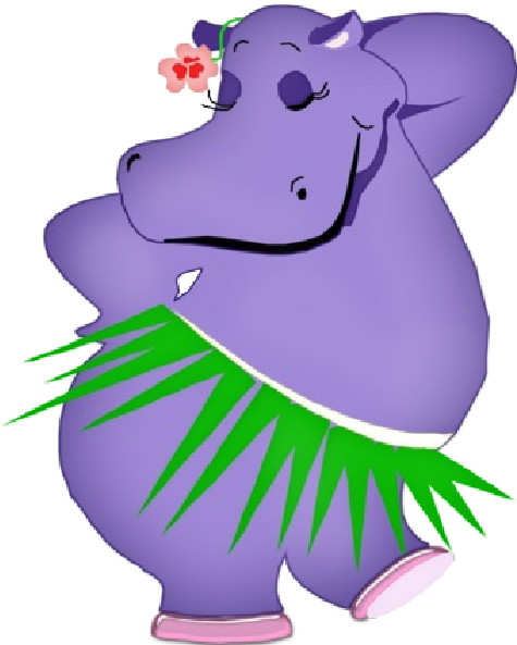 Dancing Hippo Clipart Cliparts And Others Art Inspiration - Funny Hippo (600x600)