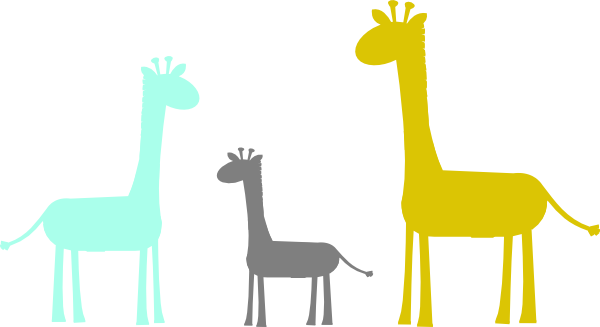 Animal Family Clipart Png (600x327)