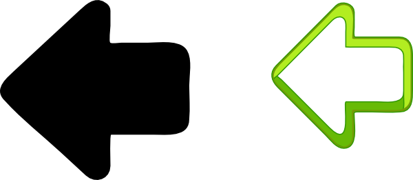 Back Arrow Clip Art - Back Arrow Clipart (600x261)