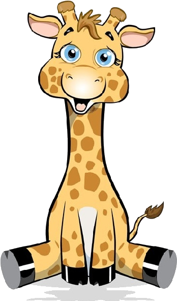 Cute Baby Giraffe Cartoon Images - Baby Giraffe Cartoon (600x600)