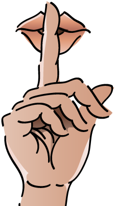 Shh Clip Art - Shhh Clipart (400x400)