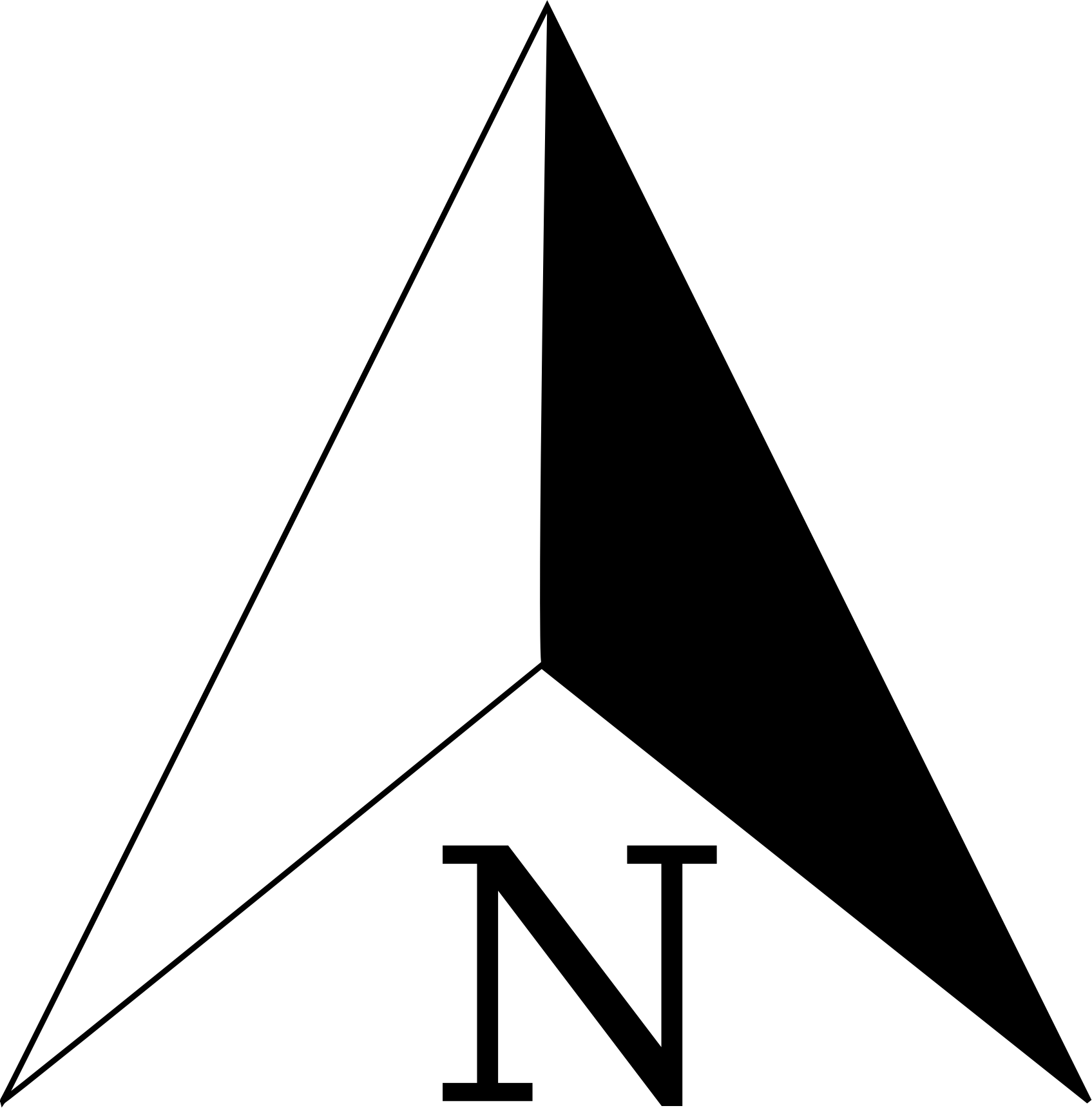 North Arrow Png White Background