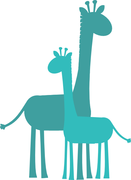 Baby Shower Giraffe Clip Art (432x595)