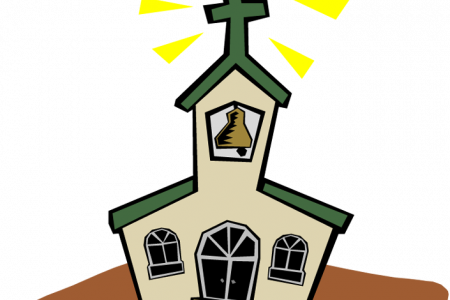 Church Clipart Cartoon - Clip Art (450x300)