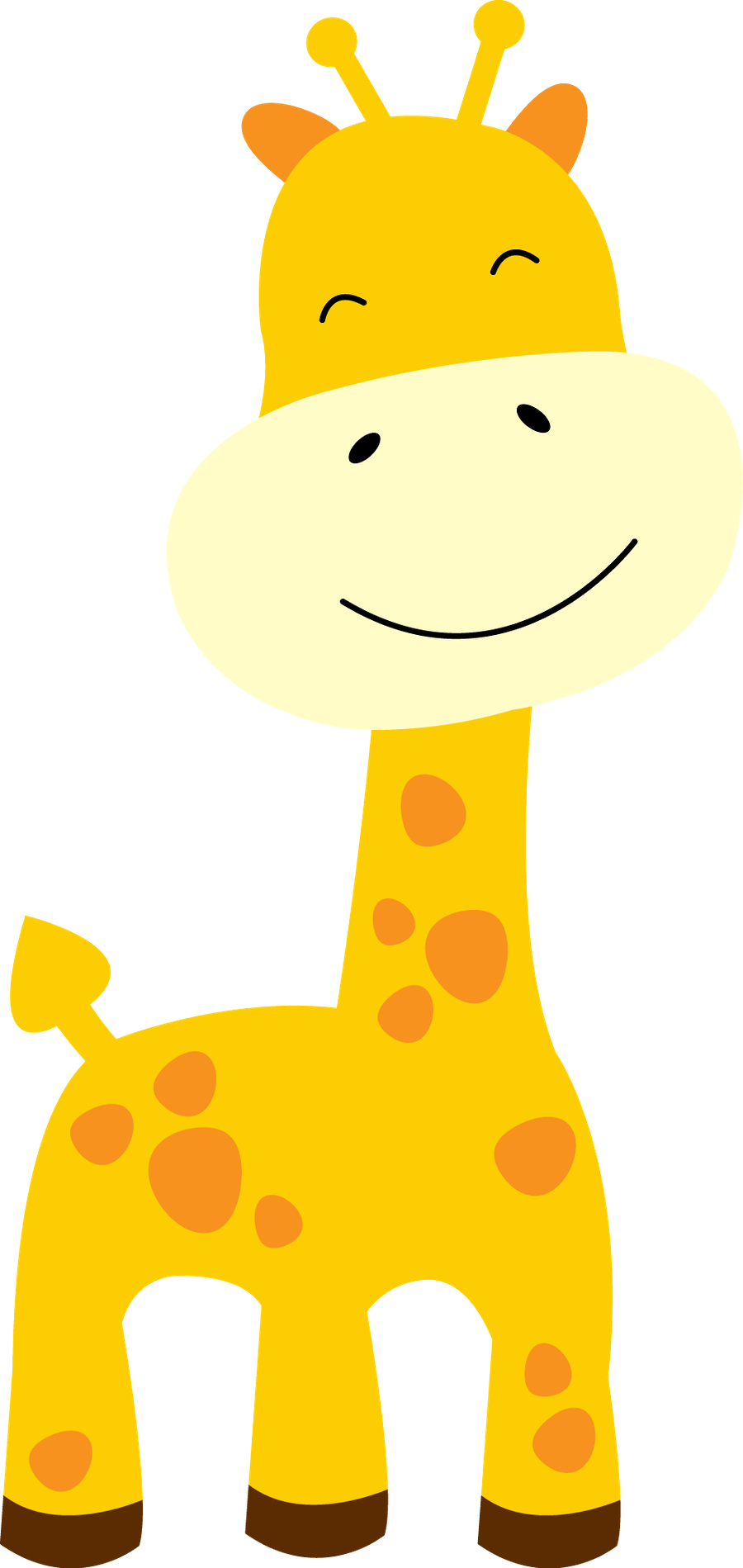Giraffe Clipart Baby Shower Giraffe - Baby Giraffe Clipart (900x1899)
