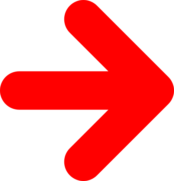 Red Right Arrow Clip Art At Clipart Library - Right Arrow Icon Red (576x600)
