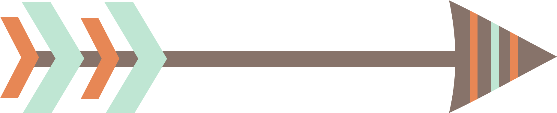 Trible Cliparts Arrows Cliparts Zone - Clip Art (1873x378)