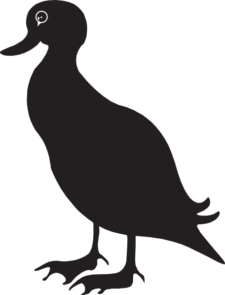 Black Duck Clipart (456x597)