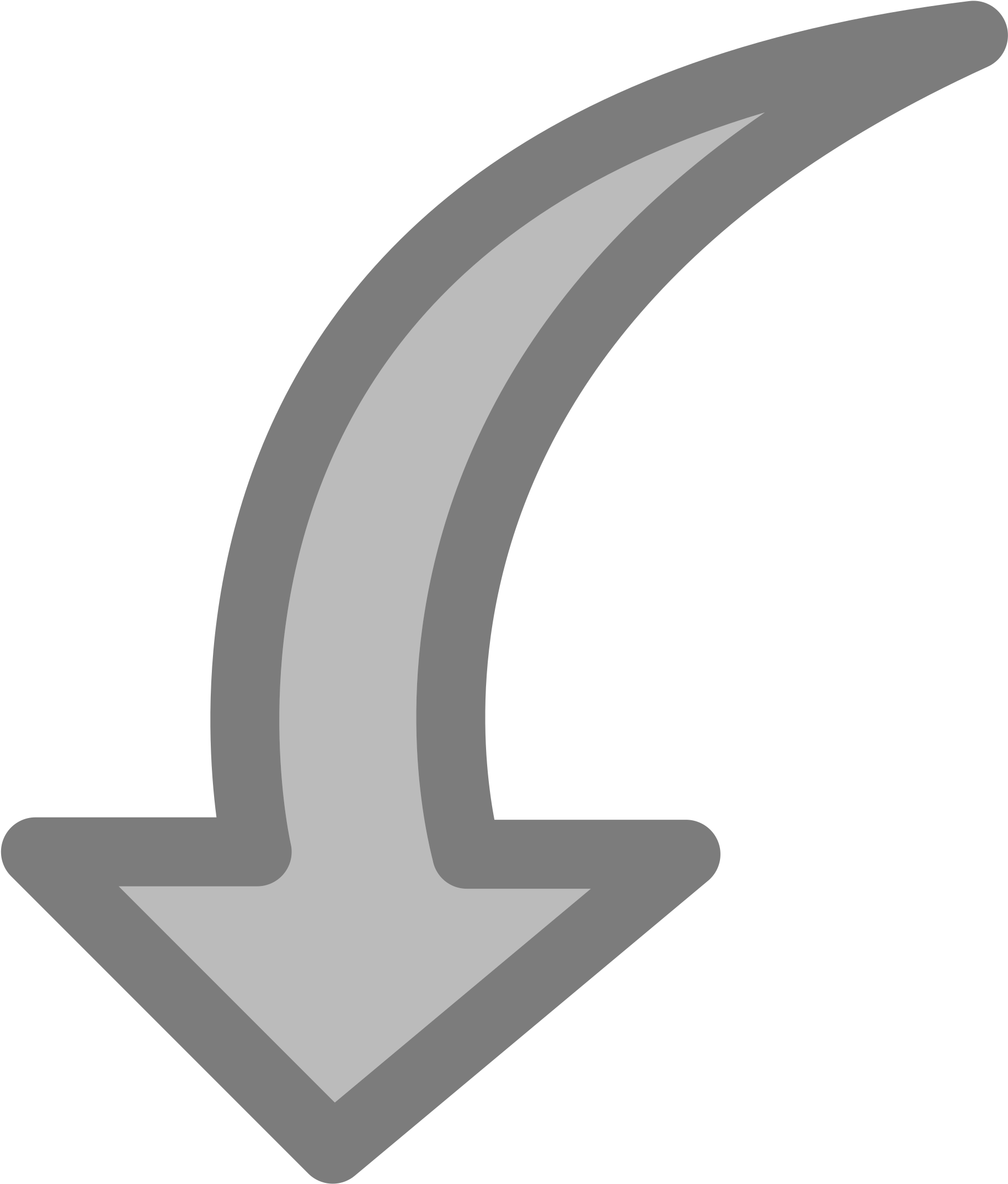 Related This Rounded Arrow Clipart - Arrow Clip Art (2400x2400)