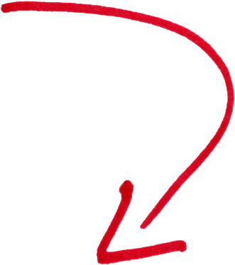 Curved Arrow Clipart - Curved Arrow Pointing Down (504x396)