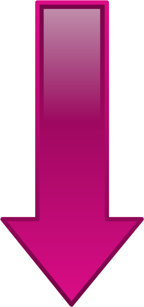 Down Arrow Clipart - Purple Arrow Pointing Down (586x1197)