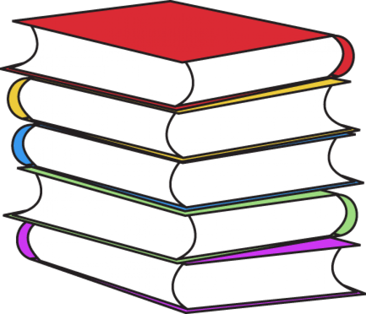 Stack Of Books - Book Clipart (728x625)