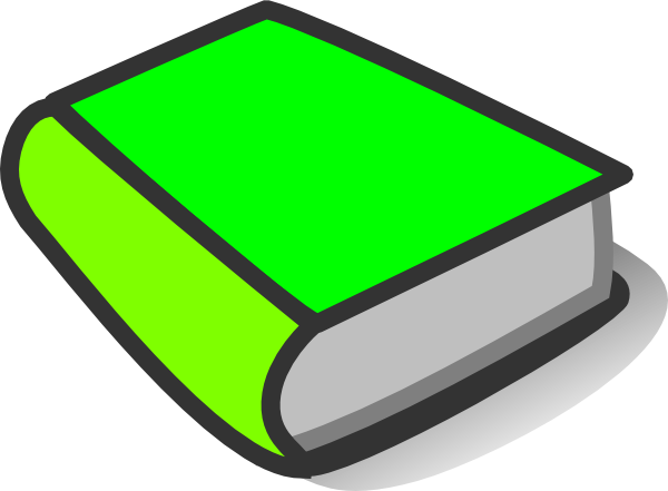 Book Clip Art Green (960x706)