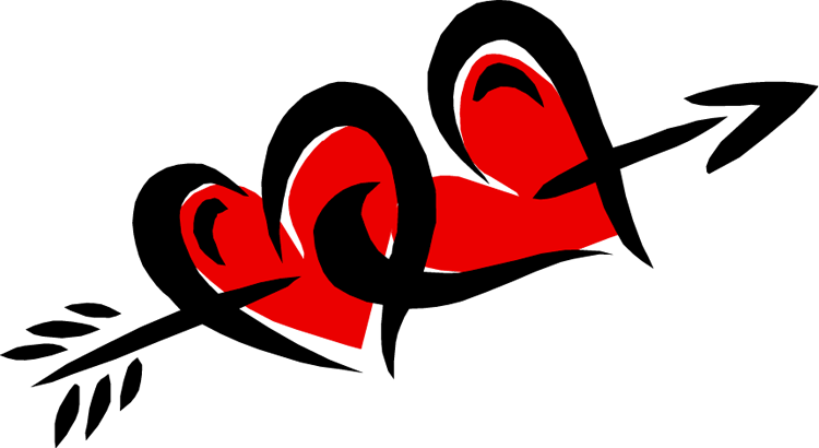 Cupid Clipart Arrow Clip Art - Cupid Arrow Clip Art (750x410)