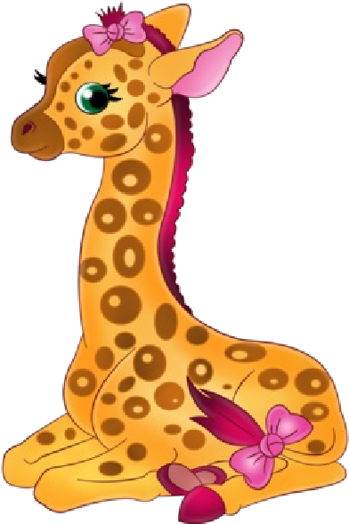 Free Baby Giraffe Clipart Of Baby Giraffe Clipart 8 - Baby Girl Giraffe (600x600)