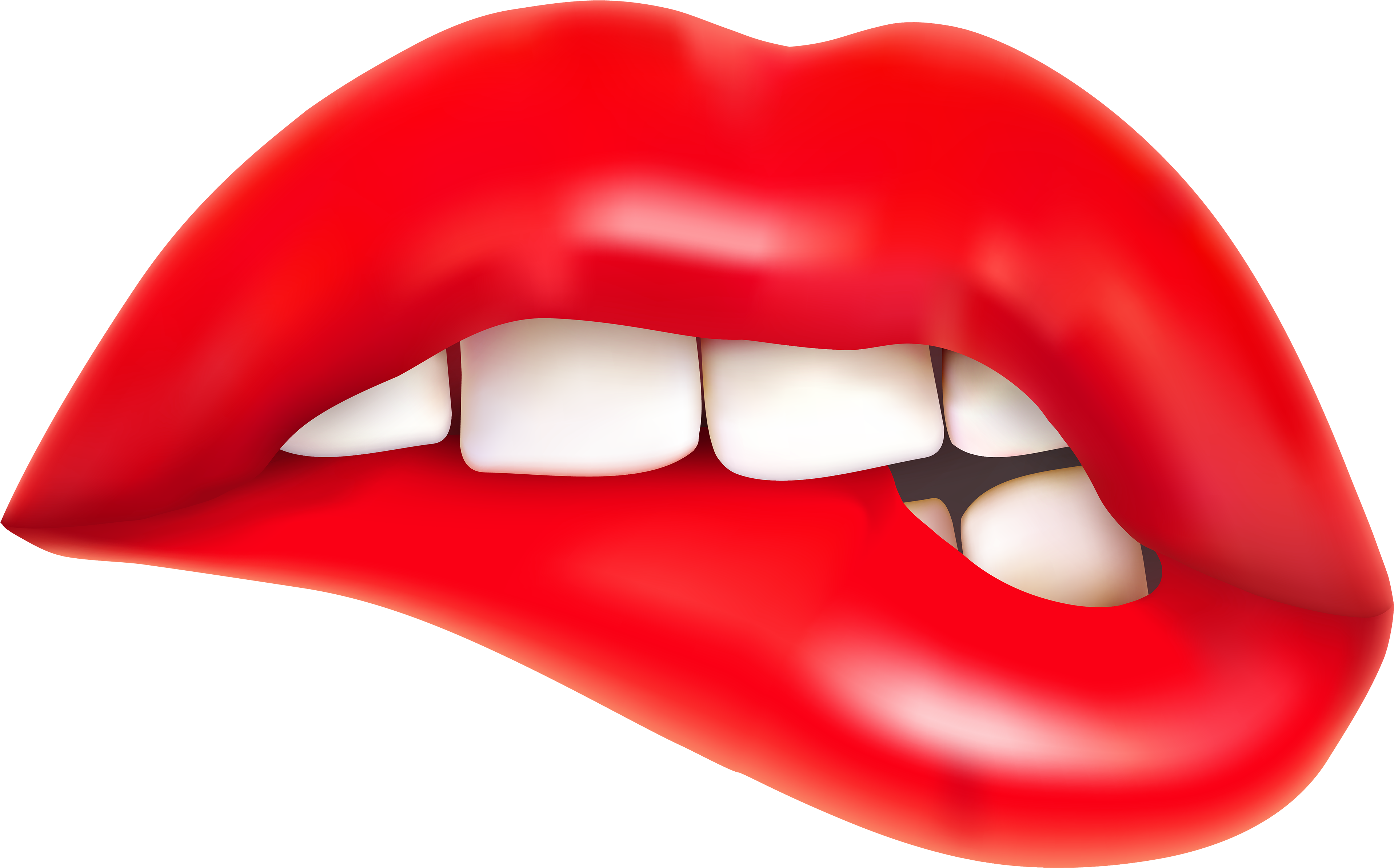 Lip Mouth Kiss Clip Art - Lip Mouth Kiss Clip Art (4000x2491)