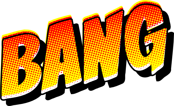 Comic Book Bang Clip Art At Clker Com Vector Online - Comic Png (600x366)