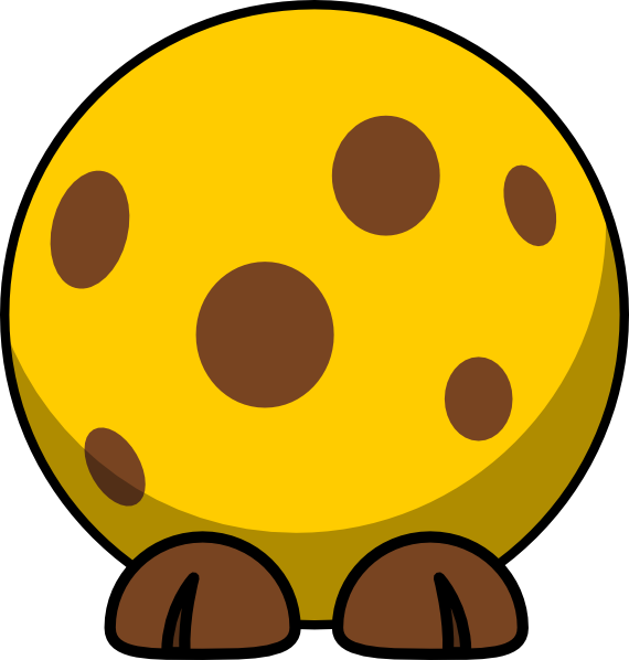 Giraffe Body No Head Clip Art - Sheep And Goats Cartoon (570x598)