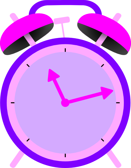 Alarm Clock Clip Art Png (462x592)
