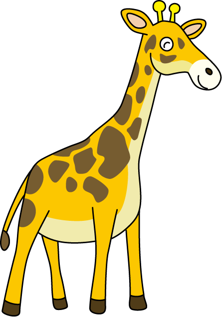 Giraffe Clip Art Free Clipart Images - Brain Teasers For Kids (445x636)