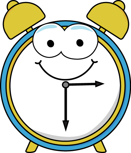 Alarm Clock Clipart Free Clipart Images - Sutton Valence Primary School (449x524)