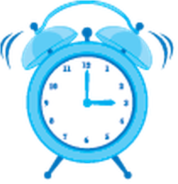 Cute Clock Alarm - Clip Art (395x399)