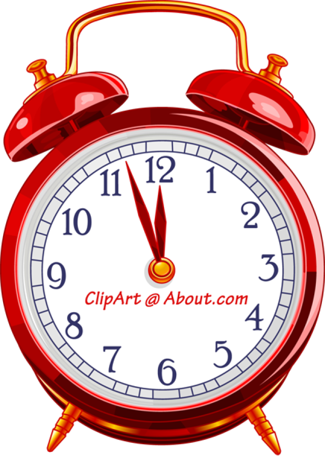 Retro Alarm Clock Clip Art Ytp5ja Clipart - Uniware Wall Clock, 10 X 10 X 1.7 Inch, Small (white) (640x901)