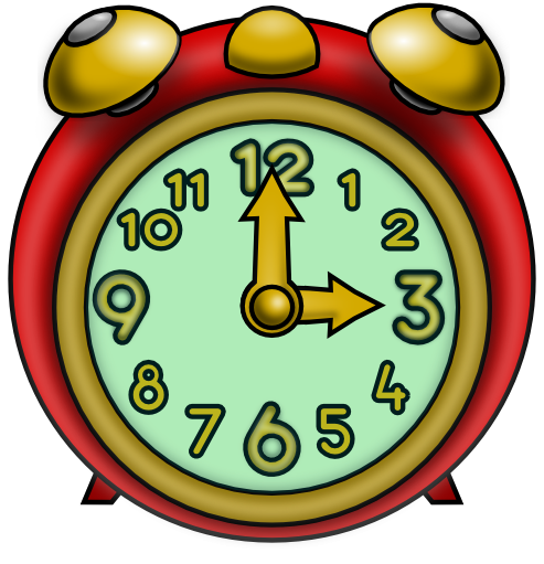 Clock Free To Use Clip Art - Three O Clock Clipart (493x511)