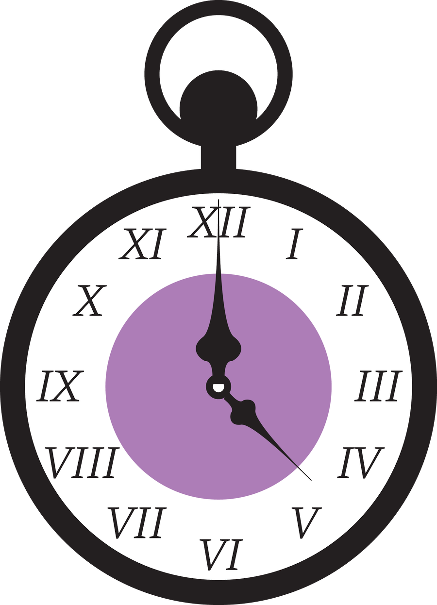 Say Hello - Alice Wonderland Clock Png (900x1246)
