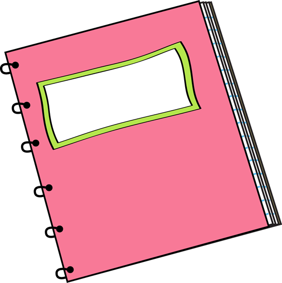 Blank Book Clipart - Notebook Clipart (548x550)