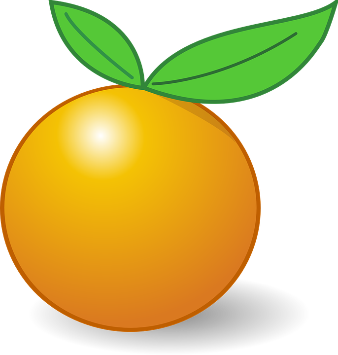 Citrus Clipart Orange Fruit - Gambar Buah Jeruk Kartun (686x720)