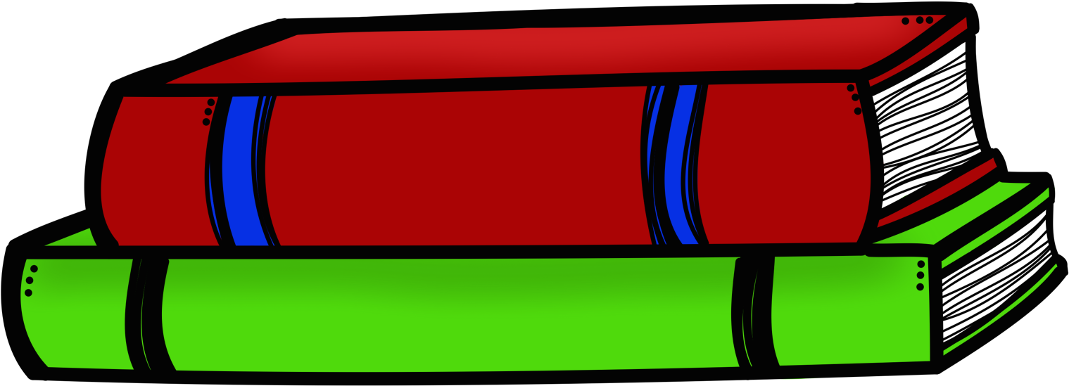 Stack Of Books Stacked Clip Art At Vector - Book (1536x803)