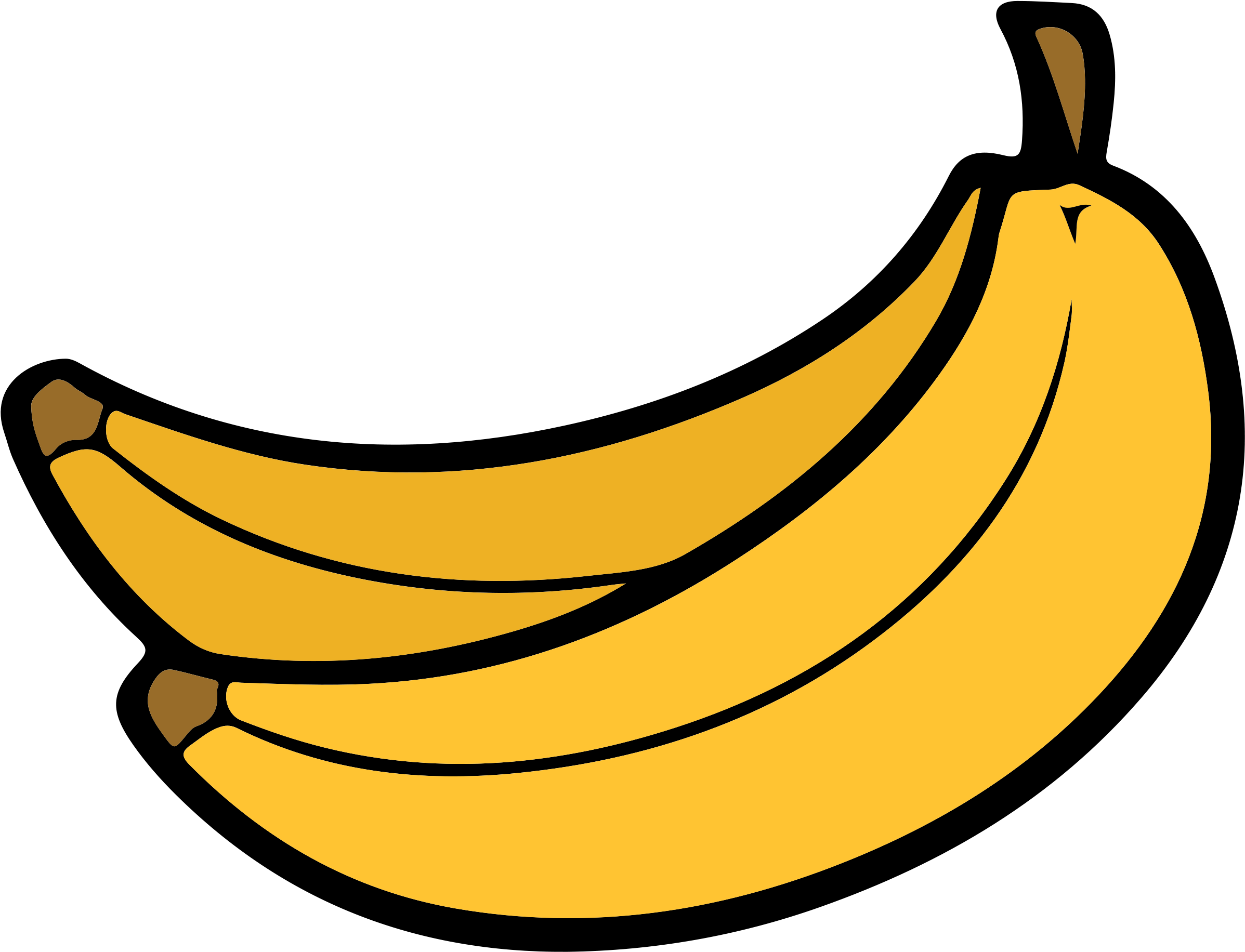 Banana Clip Art - Banana Clipart (2400x2400)