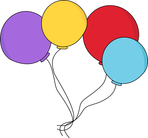 Colorful Balloons - Balloon Clipart (500x468)