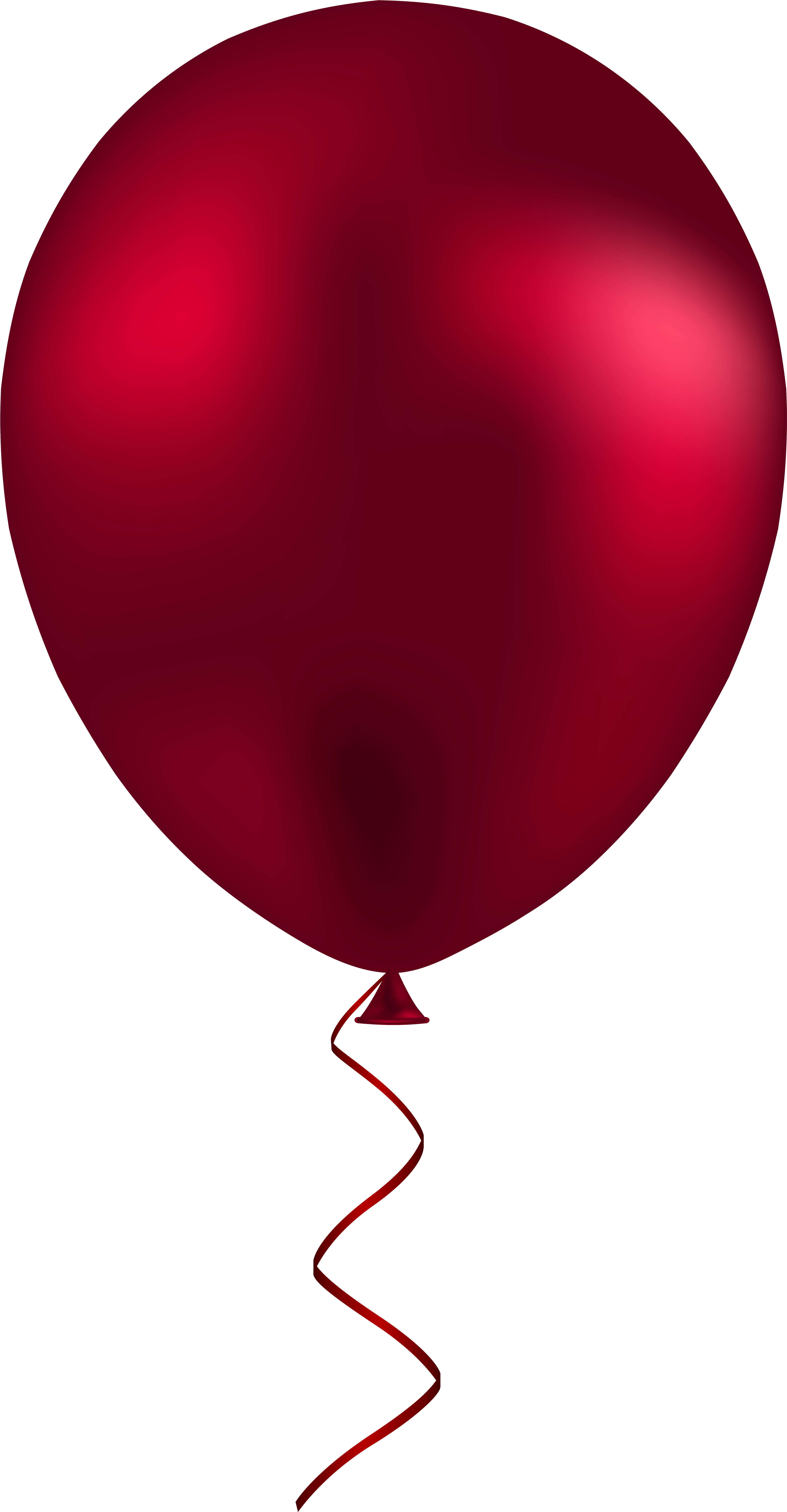 Red Balloon Png Clip Art - Balloon Png (4162x8000)