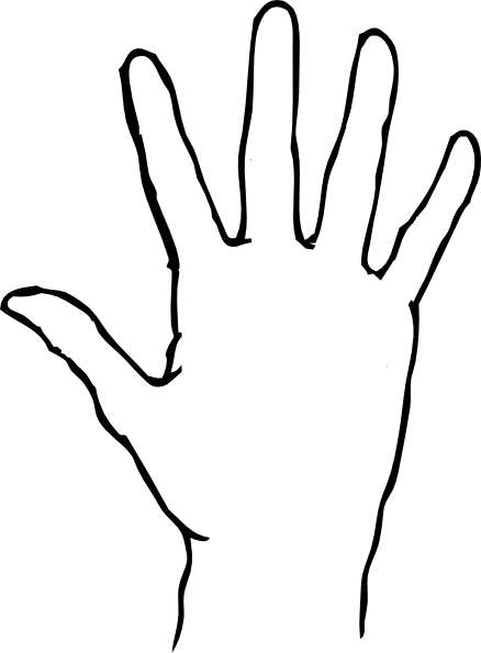Hand Outline (438x595)