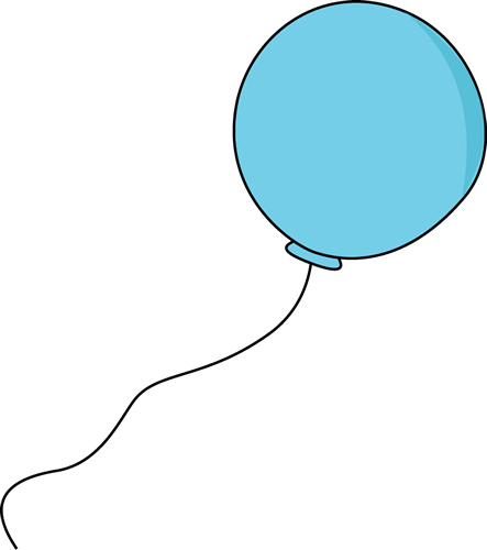 Blue Balloon - Blue Balloon Clipart (443x500)