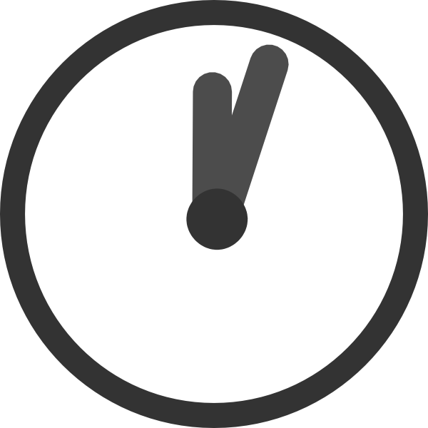 Clock Clipart Simple - Download Logo (600x600)