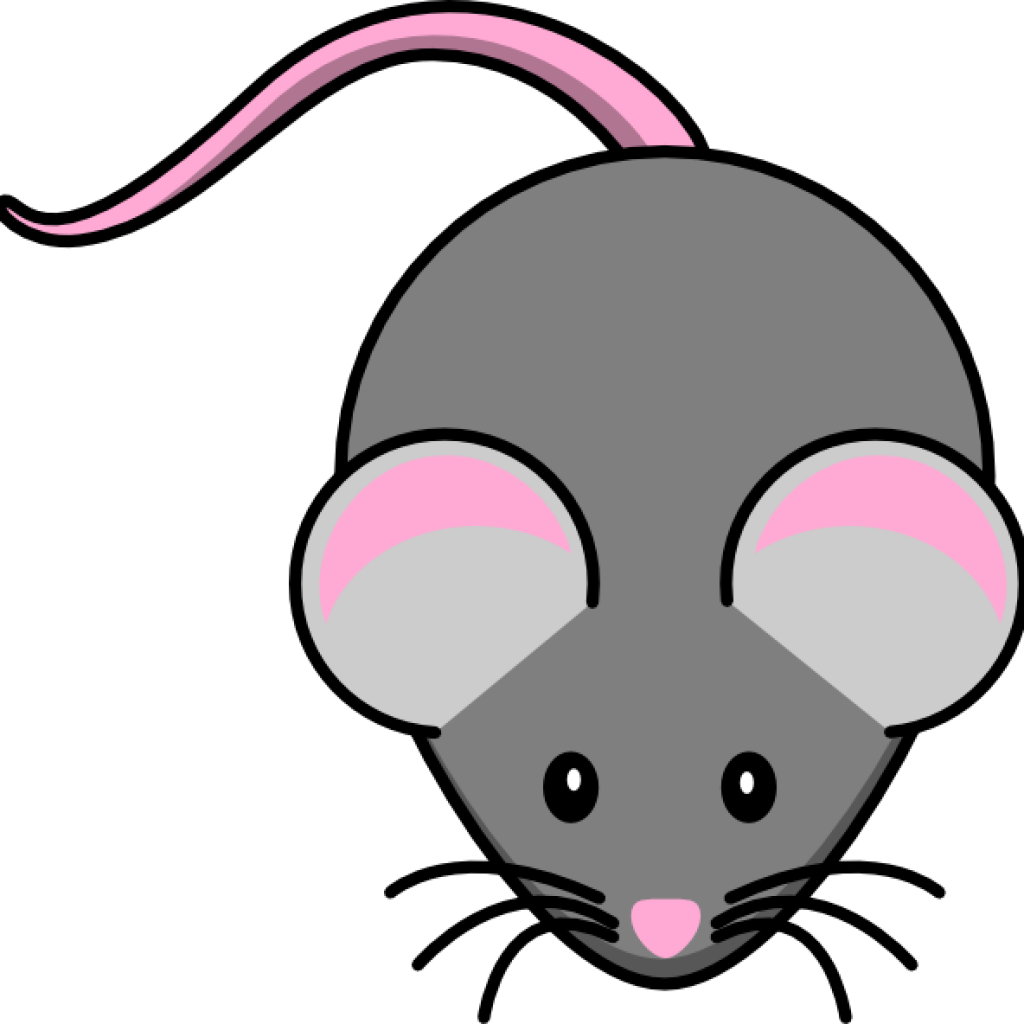 Mouse Clipart Pink And Grey Mouse Clip Art At Clker - Cute Mice Clip Art (1024x1024)