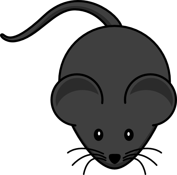 Black Mice Clip Art (600x591)