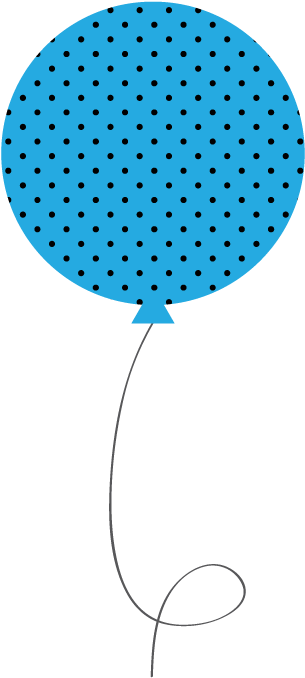 Gallery For > Blue Birthday Balloons Png - Striped Balloon Clip Art (600x700)