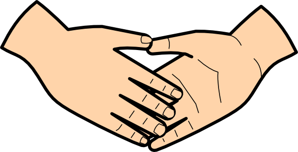 Fashionable Handshake Clipart Clip Art At Clker Com - Shaking Hands Clip Art (600x307)