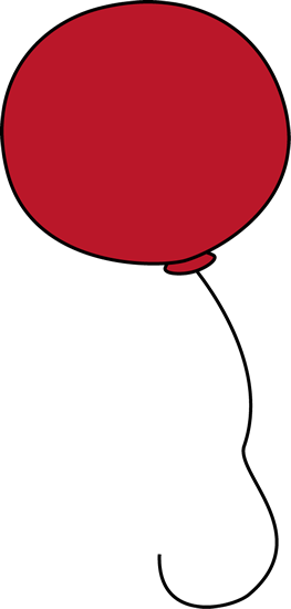 Balloon For Letter B - Free Clip Art Red Balloon (263x550)