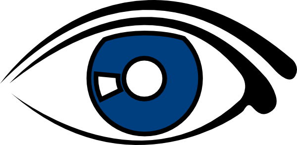 Clipart Info - Blue Eye Clip Art (600x293)