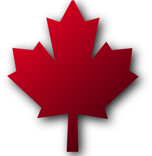 Cropped Maple Leaf Clipart Black And White Maple Leaf - Toronto Pearson International Airport (512x512)