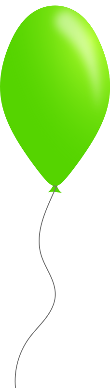 Green - Balloon - Clipart - Green - Balloon - Clipart (228x800)