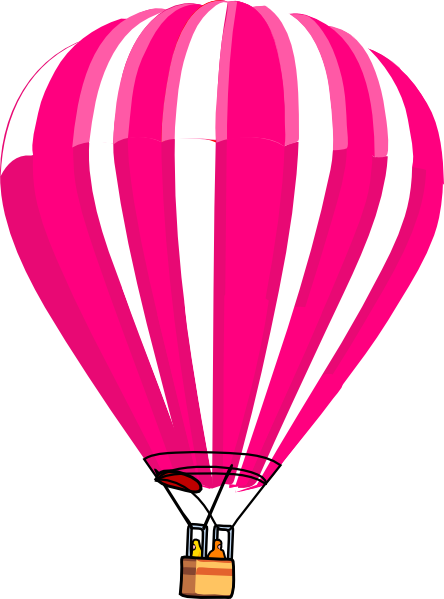 Hot Air Balloon Clip Art - Hot Air Balloon Vector Free Download (444x599)