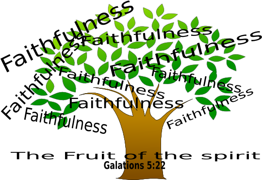 Faithfulness Tree Clip Art At Clker - Self Control Clip Art (600x372)
