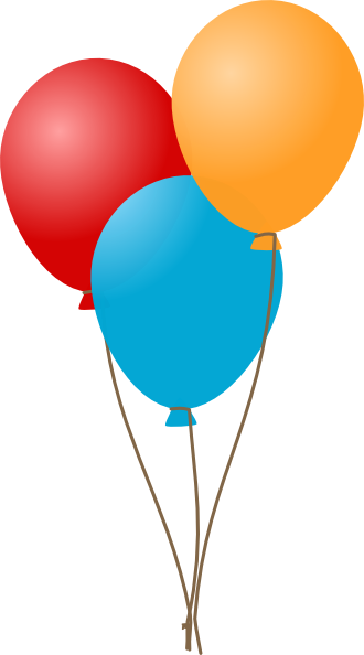 Clip Art Balloons Clipart Image - Balloons Clip Art (330x594)